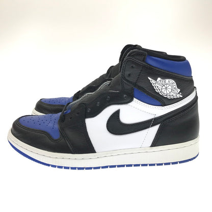 【中古品】【メンズ】 NIKE ナイキ AIR JORDAN 1 RETRO HIGH OG 555088-041 エア ジョーダン 1 レトロ ハイ オリジナル スニーカー 靴 160-260323-yy-04-tag サイズ：27cm/US9 カラー："ROYAL TOE"BLACK/BLACK-WHITE-GAME ROYAL 万代Net店