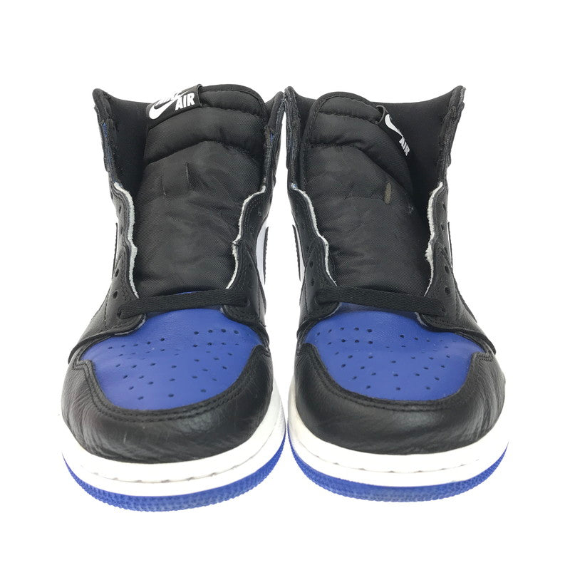 【中古品】【メンズ】 NIKE ナイキ AIR JORDAN 1 RETRO HIGH OG 555088-041 エア ジョーダン 1 レトロ ハイ オリジナル スニーカー 靴 160-260323-yy-04-tag サイズ：27cm/US9 カラー："ROYAL TOE"BLACK/BLACK-WHITE-GAME ROYAL 万代Net店