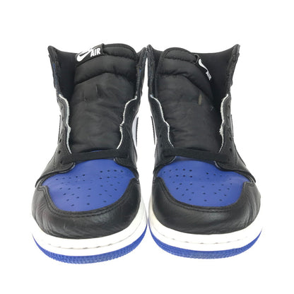 【中古品】【メンズ】 NIKE ナイキ AIR JORDAN 1 RETRO HIGH OG 555088-041 エア ジョーダン 1 レトロ ハイ オリジナル スニーカー 靴 160-260323-yy-04-tag サイズ：27cm/US9 カラー："ROYAL TOE"BLACK/BLACK-WHITE-GAME ROYAL 万代Net店