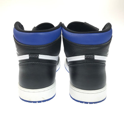 【中古品】【メンズ】 NIKE ナイキ AIR JORDAN 1 RETRO HIGH OG 555088-041 エア ジョーダン 1 レトロ ハイ オリジナル スニーカー 靴 160-260323-yy-04-tag サイズ：27cm/US9 カラー："ROYAL TOE"BLACK/BLACK-WHITE-GAME ROYAL 万代Net店