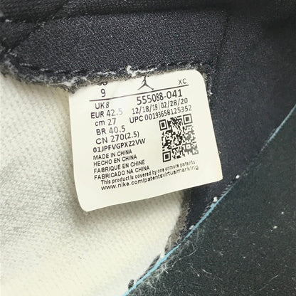 【中古品】【メンズ】 NIKE ナイキ AIR JORDAN 1 RETRO HIGH OG 555088-041 エア ジョーダン 1 レトロ ハイ オリジナル スニーカー 靴 160-260323-yy-04-tag サイズ：27cm/US9 カラー："ROYAL TOE"BLACK/BLACK-WHITE-GAME ROYAL 万代Net店