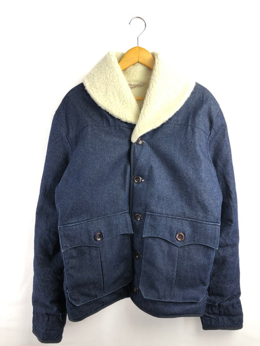 【中古品】【メンズ】 FLEURS DE BAGNE フレール ド バーニュ SHAWL COLLAR RANCH DENIM JACKET ショールカラー ランチデニムジャケット 141-260319-rt-07-tag サイズ：L カラー：インディゴ 万代Net店