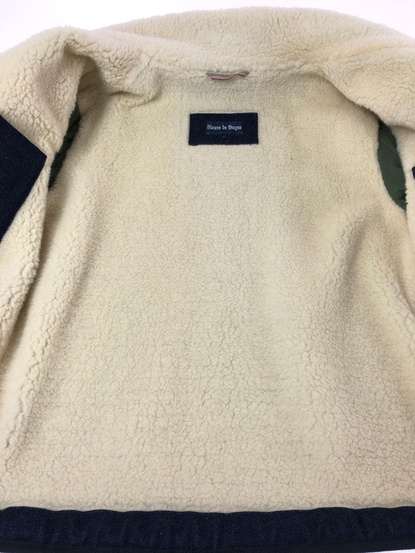 【中古品】【メンズ】 FLEURS DE BAGNE フレール ド バーニュ SHAWL COLLAR RANCH DENIM JACKET ショールカラー ランチデニムジャケット 141-260319-rt-07-tag サイズ：L カラー：インディゴ 万代Net店