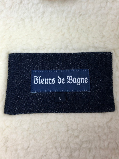 【中古品】【メンズ】 FLEURS DE BAGNE フレール ド バーニュ SHAWL COLLAR RANCH DENIM JACKET ショールカラー ランチデニムジャケット 141-260319-rt-07-tag サイズ：L カラー：インディゴ 万代Net店