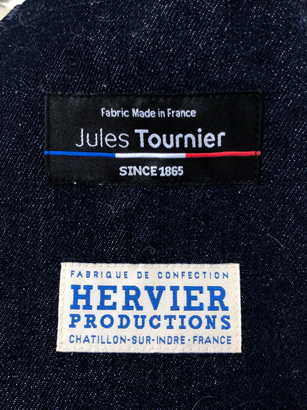 【中古品】【メンズ】 FLEURS DE BAGNE フレール ド バーニュ SHAWL COLLAR RANCH DENIM JACKET ショールカラー ランチデニムジャケット 141-260319-rt-07-tag サイズ：L カラー：インディゴ 万代Net店