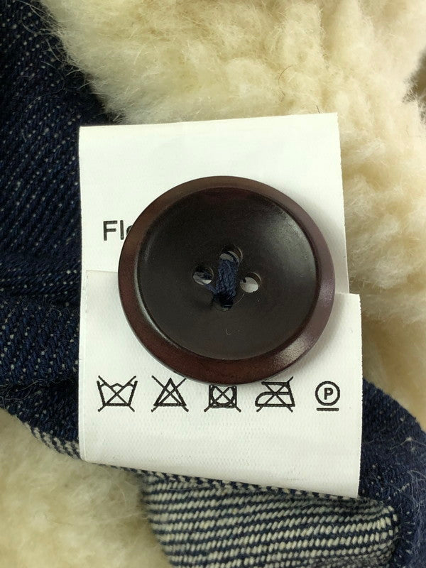 【中古品】【メンズ】 FLEURS DE BAGNE フレール ド バーニュ SHAWL COLLAR RANCH DENIM JACKET ショールカラー ランチデニムジャケット 141-260319-rt-07-tag サイズ：L カラー：インディゴ 万代Net店