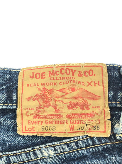 【中古品】【メンズ】 JOE McCOY ジョーマッコイ DENIM PANTS LOT906S デニムパンツ 156-260319-rt-11-tag サイズ：W30 L36 カラー：インディゴ 万代Net店