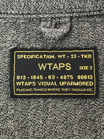 【中古品】【メンズ】 WTAPS ダブルタップス 15SS EX30-COLLECTION L/S SHIRT 151GWDT-SHM10 長袖シャツ 142-260328-na-11-tag サイズ：2 カラー：グレー系 万代Net店