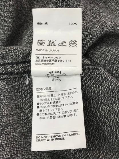【中古品】【メンズ】 WTAPS ダブルタップス 15SS EX30-COLLECTION L/S SHIRT 151GWDT-SHM10 長袖シャツ 142-260328-na-11-tag サイズ：2 カラー：グレー系 万代Net店