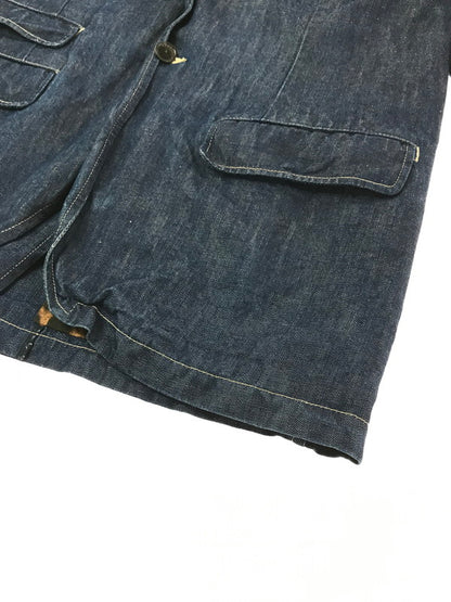 【現状渡し品】【メンズ】 WESTRIDE ウエストライド THICK RIDE JACKET ライドジャケット デニムジャケット ライトアウター 145-260407-na-04-tag サイズ：40 カラー：インディゴ 万代Net店