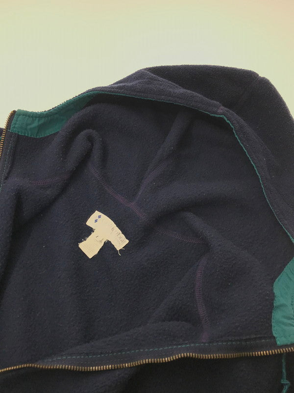 【中古品】【メンズ】 Columbia コロンビア FLEECE ANORAK PARKA USA製 フリースアノラックパーカー ライトアウター 146-260408-rt-19-tag サイズ：L カラー：ネイビー 万代Net店