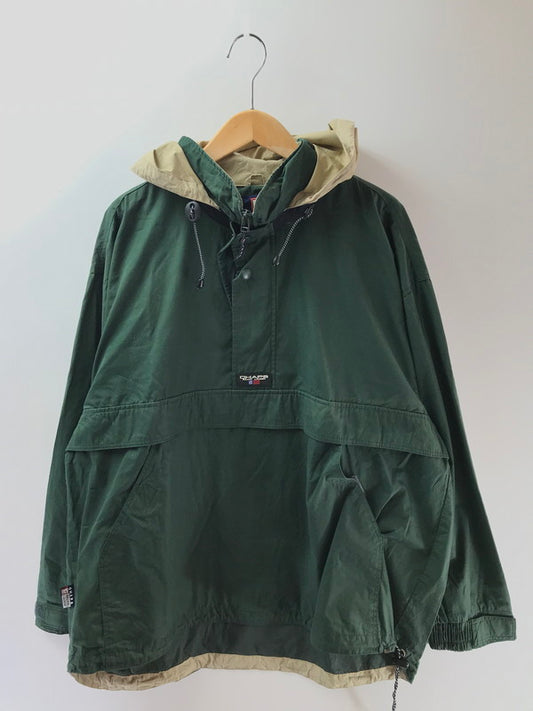【中古品】【メンズ】 CHAPS チャップス 90's ANORAK PARKA アノラック パーカー ライトアウター 146-260408-rt-20-tag サイズ：L カラー：グリーン 万代Net店
