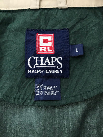【中古品】【メンズ】 CHAPS チャップス 90's ANORAK PARKA アノラック パーカー ライトアウター 146-260408-rt-20-tag サイズ：L カラー：グリーン 万代Net店