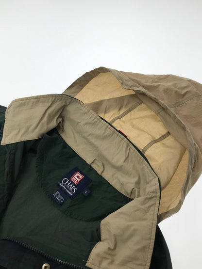 【中古品】【メンズ】 CHAPS チャップス 90's ANORAK PARKA アノラック パーカー ライトアウター 146-260408-rt-20-tag サイズ：L カラー：グリーン 万代Net店
