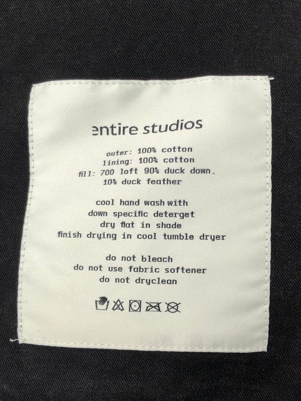 【中古品】【メンズ】 ENTIRE STUDIOS エンタイアスタジオ MML PUFFER COTTON DOWN JACKET ES2398 パッファー コットン ダウン ジャケット 141-260325-rt-09-tag サイズ：M カラー：グレー 万代Net店