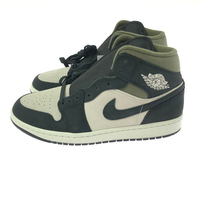【中古美品】【メンズ】 NIKE ナイキ AIR JORDAN 1 MID SE HV4091-102 エアジョーダン 1 ミッド スニーカー 靴 160-260321-na-12-tag サイズ：27.5cm US 9.5 カラー：OREWOOD BROWN/OFF-NOIR 万代Net店