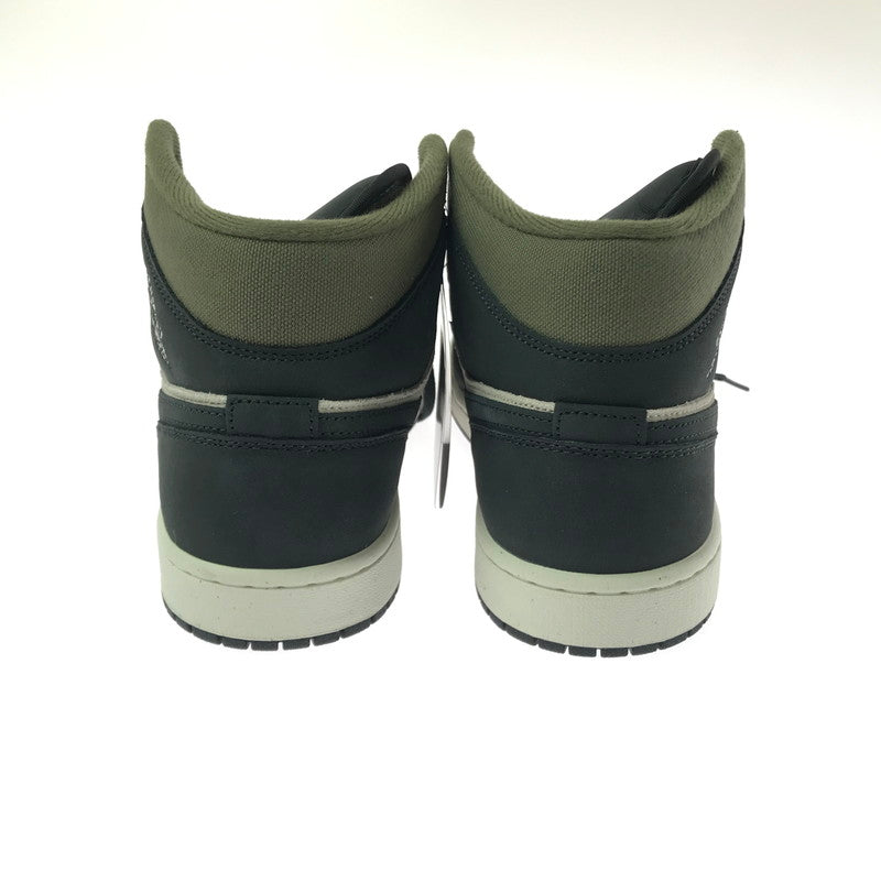 【中古美品】【メンズ】 NIKE ナイキ AIR JORDAN 1 MID SE HV4091-102 エアジョーダン 1 ミッド スニーカー 靴 160-260321-na-12-tag サイズ：27.5cm US 9.5 カラー：OREWOOD BROWN/OFF-NOIR 万代Net店