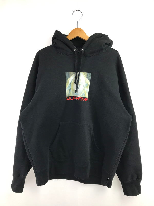 【中古品】【メンズ】 Supreme シュプリーム 21AW ECSTASY HOODED SWEATSHIRT エクスタシー フーデッド スウェットシャツ パーカー 149-260420-na-20-tagh サイズ：L カラー：ブラック 万代Net店