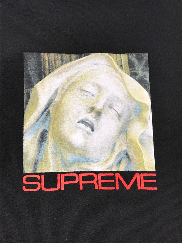 【中古品】【メンズ】 Supreme シュプリーム 21AW ECSTASY HOODED SWEATSHIRT エクスタシー フーデッド スウェットシャツ パーカー 149-260420-na-20-tagh サイズ：L カラー：ブラック 万代Net店