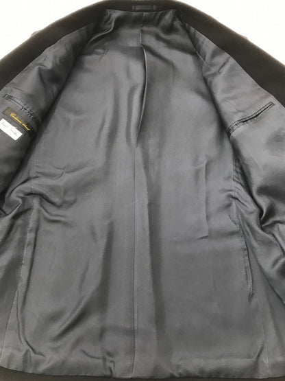 【中古品】【メンズ】 2B WOOL CASHMERE TAILORED JACKET ウール カシミヤ テーラード ジャケット 141-260416-rt-08-tag サイズ：M カラー：ネイビー 万代Net店