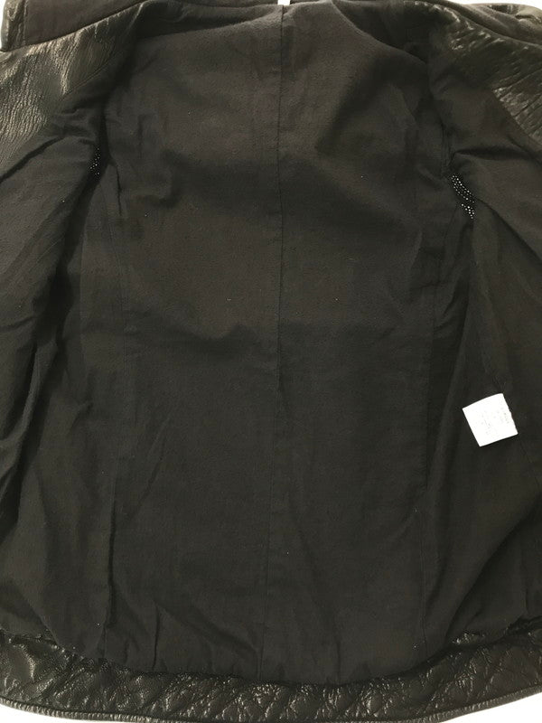 【中古品】【メンズ】 THEE OLD CIRCUS サーカス ARM RIB KNIT HOODED RIDERS JACKET CL-005 アーム リブニット フーデッド ライダース ジャケット 147-260416-rt-07-tag サイズ：1 カラー：ブラック 万代Net店