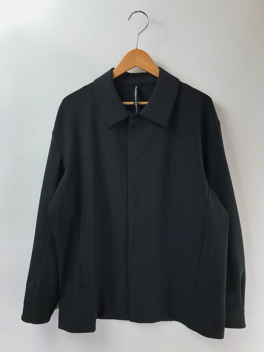 【中古品】 DECENTE デサント SHIRT JACKET DLMXGC31 シャツジャケット ライトアウター 148-260402-rt-10-tag サイズ：M カラー：ブラック 万代Net店