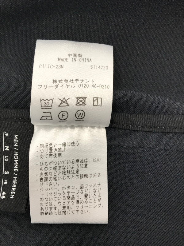【中古品】 DECENTE デサント SHIRT JACKET DLMXGC31 シャツジャケット ライトアウター 148-260402-rt-10-tag サイズ：M カラー：ブラック 万代Net店