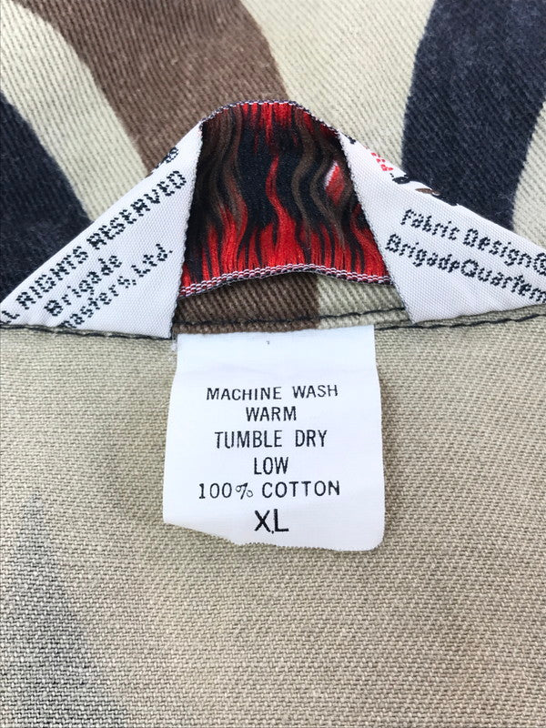 【中古品】【メンズ】 ASAT エーサット 90's VINTAGE TRIBAL CAMO JACKET 90年代 ヴィンテージ トライバル カモフラ ジャケット USA製 ハンティングジャケット ブルゾン 146-260323-yy-17-tag サイズ：XL カラー：ベージュ 万代Net店