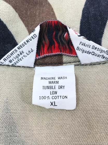 【中古品】【メンズ】 ASAT エーサット 90's VINTAGE TRIBAL CAMO JACKET 90年代 ヴィンテージ トライバル カモフラ ジャケット USA製 ハンティングジャケット ブルゾン 146-260323-yy-17-tag サイズ：XL カラー：ベージュ 万代Net店