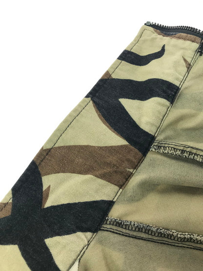 【中古品】【メンズ】 ASAT エーサット 90's VINTAGE TRIBAL CAMO JACKET 90年代 ヴィンテージ トライバル カモフラ ジャケット USA製 ハンティングジャケット ブルゾン 146-260323-yy-17-tag サイズ：XL カラー：ベージュ 万代Net店