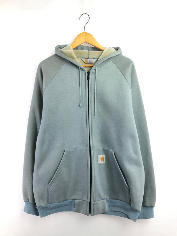 【中古品】【メンズ】 Carhartt カーハート CAR LUX HOODED JACKET カー ラックス フーデッド ジャケット ライトアウター パーカー 146-260323-yy-16-tag サイズ：表記なし カラー：ライトブルー 万代Net店
