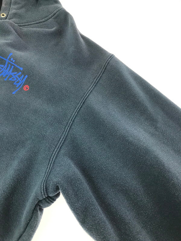 【中古品】【メンズ】 OLD STUSSY 00's VINTAGE LOGO PRINT HOODIE 00年代 ヴィンテージ ロゴ プリント フーディー パーカー トップス 142-260323-yy-15-tag サイズ：L カラー：ネイビー 万代Net店