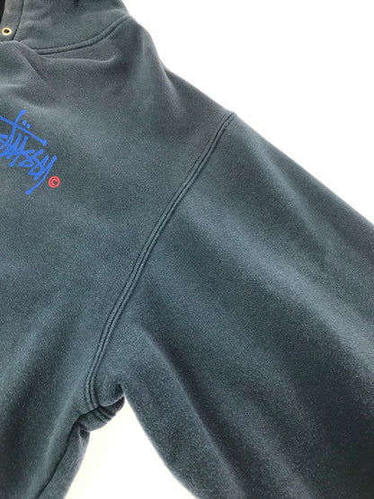 【中古品】【メンズ】 OLD STUSSY 00's VINTAGE LOGO PRINT HOODIE 00年代 ヴィンテージ ロゴ プリント フーディー パーカー トップス 142-260323-yy-15-tag サイズ：L カラー：ネイビー 万代Net店