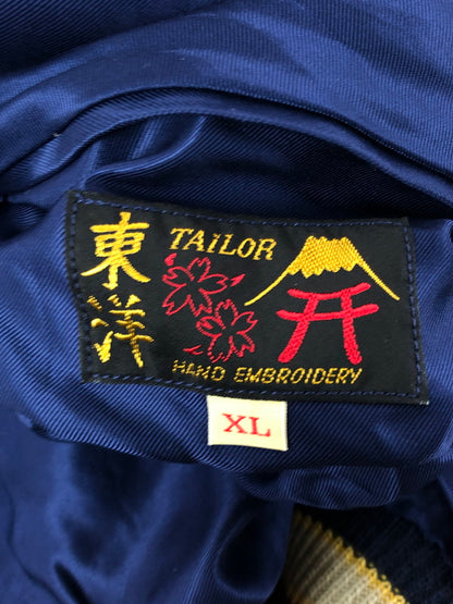 【中古品】【メンズ】 TAILOR 東洋 テーラー 東洋 EAGLE×DRAGON&TIGER SOUVENIR JACKET TT15273 スーベニア ジャケット 145-260325-rt-06-tag サイズ：XL カラー：ブルー/ホワイト 万代Net店