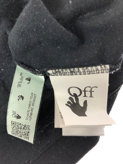 【中古品】【メンズ】 OFF-WHITE オフホワイト 20AW PASCAL ARROW L/S TEE OMAB001F20FAB002 パスカル アロー 長袖Tシャツ 142-260325-rt-14-tag サイズ：M カラー：ブラック 万代Net店
