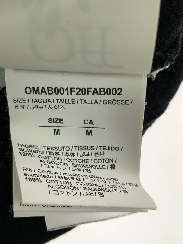 【中古品】【メンズ】 OFF-WHITE オフホワイト 20AW PASCAL ARROW L/S TEE OMAB001F20FAB002 パスカル アロー 長袖Tシャツ 142-260325-rt-14-tag サイズ：M カラー：ブラック 万代Net店