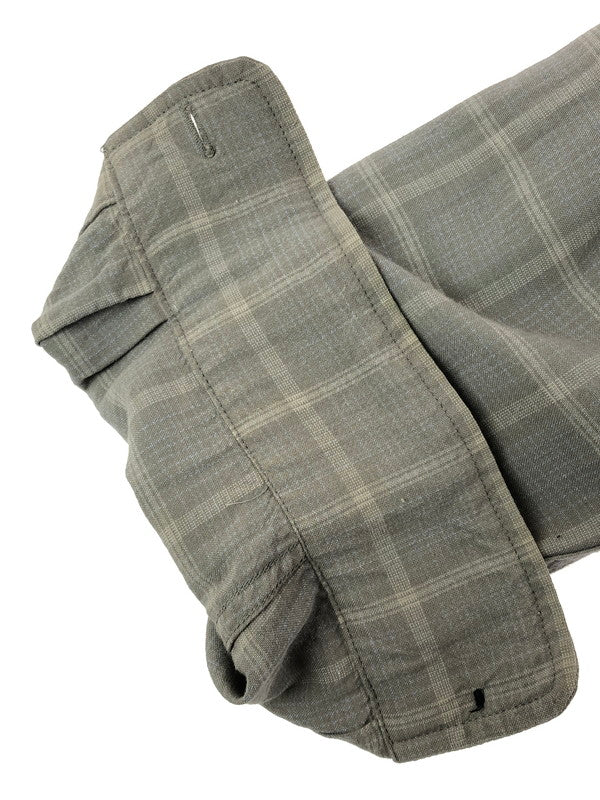 【現状渡し品】【メンズ】 WACKO MARIA ワコマリア L/S CHECK OPEN COLLAR SHIRT ロングスリーブ チェック オープンカラー シャツ 142-260325-rt-13-tag サイズ：S カラー：ブラック 万代Net店
