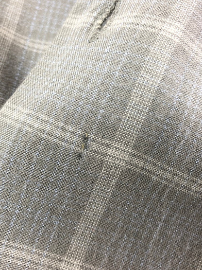 【現状渡し品】【メンズ】 WACKO MARIA ワコマリア L/S CHECK OPEN COLLAR SHIRT ロングスリーブ チェック オープンカラー シャツ 142-260325-rt-13-tag サイズ：S カラー：ブラック 万代Net店