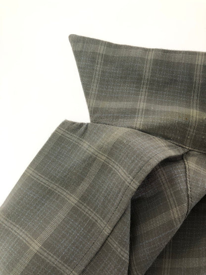【現状渡し品】【メンズ】 WACKO MARIA ワコマリア L/S CHECK OPEN COLLAR SHIRT ロングスリーブ チェック オープンカラー シャツ 142-260325-rt-13-tag サイズ：S カラー：ブラック 万代Net店