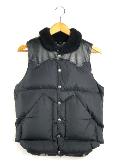 【中古品】【メンズ】 WACKO MARIA ワコマリア × ROCKY MOUNTAIN FEATHERBED ロッキー マウンテン フェザー ベッド DOWN VEST ダウンベスト トップス 142-260325-rt-01-tag サイズ：36 カラー：ブラック 万代Net店