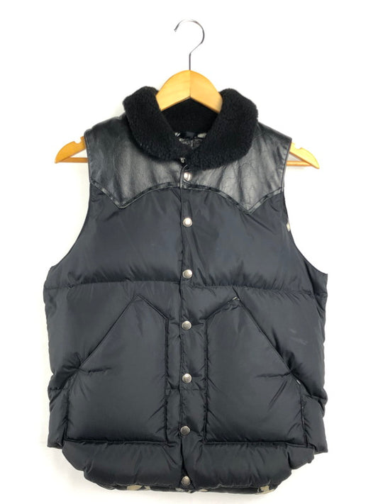 【中古品】【メンズ】 WACKO MARIA ワコマリア × ROCKY MOUNTAIN FEATHERBED ロッキー マウンテン フェザー ベッド DOWN VEST ダウンベスト トップス 142-260325-rt-01-tag サイズ：36 カラー：ブラック 万代Net店