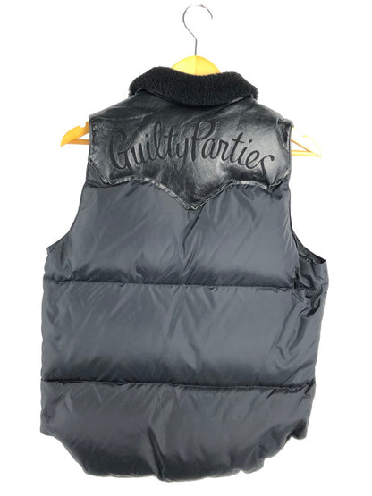 【中古品】【メンズ】 WACKO MARIA ワコマリア × ROCKY MOUNTAIN FEATHERBED ロッキー マウンテン フェザー ベッド DOWN VEST ダウンベスト トップス 142-260325-rt-01-tag サイズ：36 カラー：ブラック 万代Net店