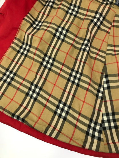 【現状渡し品】【レディース】 Burberrys バーバリーズ SOUTIEN COLLAR COAT ステンカラーコート アウター 168-260407-na-10-tag サイズ：サイズ表記なし下記参照 カラー：レッド 万代Net店