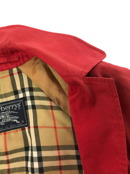 【現状渡し品】【レディース】 Burberrys バーバリーズ SOUTIEN COLLAR COAT ステンカラーコート アウター 168-260407-na-10-tag サイズ：サイズ表記なし下記参照 カラー：レッド 万代Net店