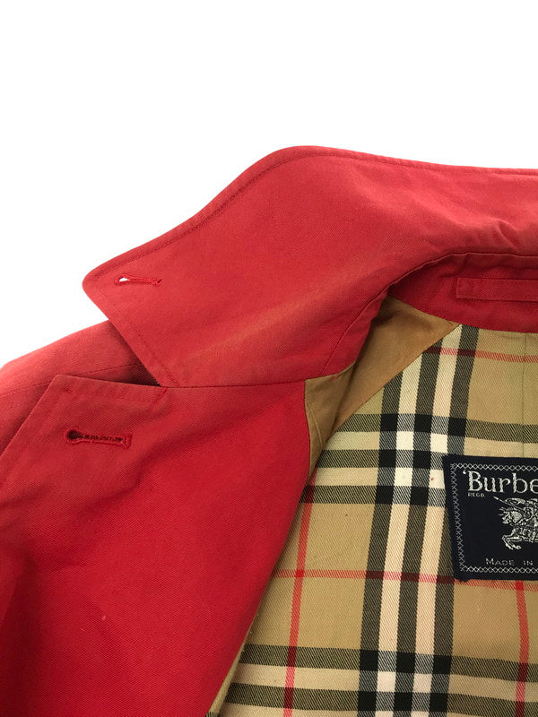 【現状渡し品】【レディース】 Burberrys バーバリーズ SOUTIEN COLLAR COAT ステンカラーコート アウター 168-260407-na-10-tag サイズ：サイズ表記なし下記参照 カラー：レッド 万代Net店