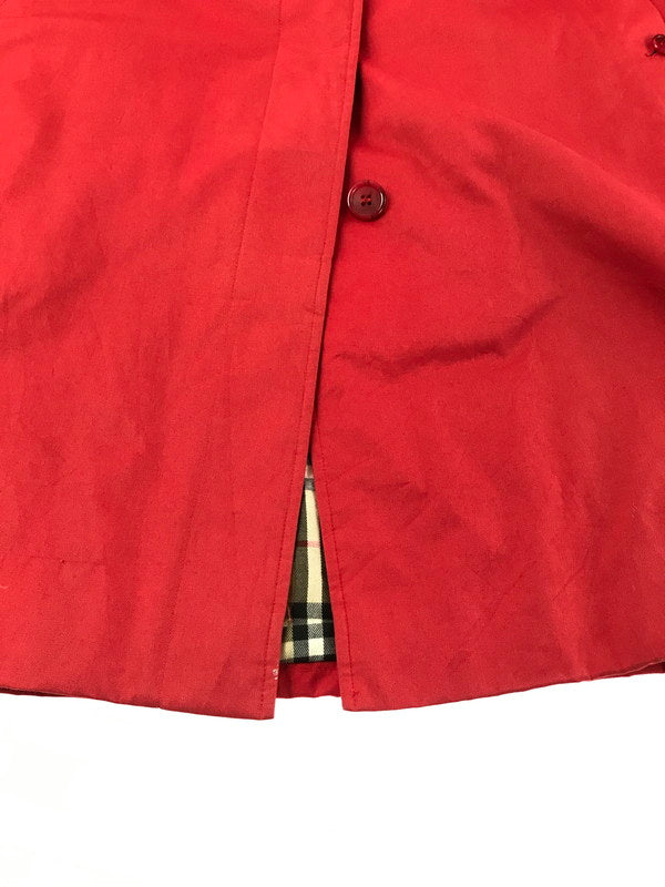 【現状渡し品】【レディース】 Burberrys バーバリーズ SOUTIEN COLLAR COAT ステンカラーコート アウター 168-260407-na-10-tag サイズ：サイズ表記なし下記参照 カラー：レッド 万代Net店