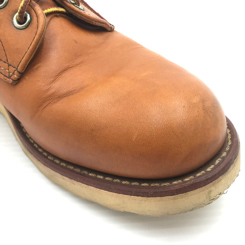 【中古品】【メンズ】 RED WING レッドウィング HERITAGE WORK 6 ROUND TOE BOOT 9107 ヘリテージワーク 6 ラウンド トゥ ブーツ 靴 164-260405-rt-06-tag サイズ：27.5cm US9 1/2 カラー：ブラウン 万代Net店