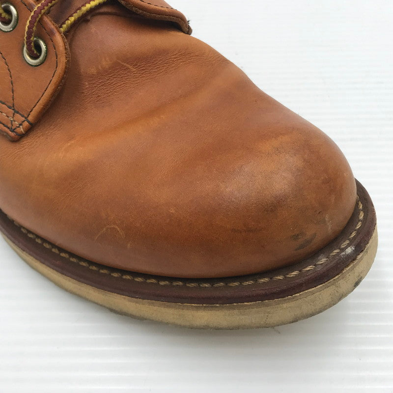 【中古品】【メンズ】 RED WING レッドウィング HERITAGE WORK 6 ROUND TOE BOOT 9107 ヘリテージワーク 6 ラウンド トゥ ブーツ 靴 164-260405-rt-06-tag サイズ：27.5cm US9 1/2 カラー：ブラウン 万代Net店