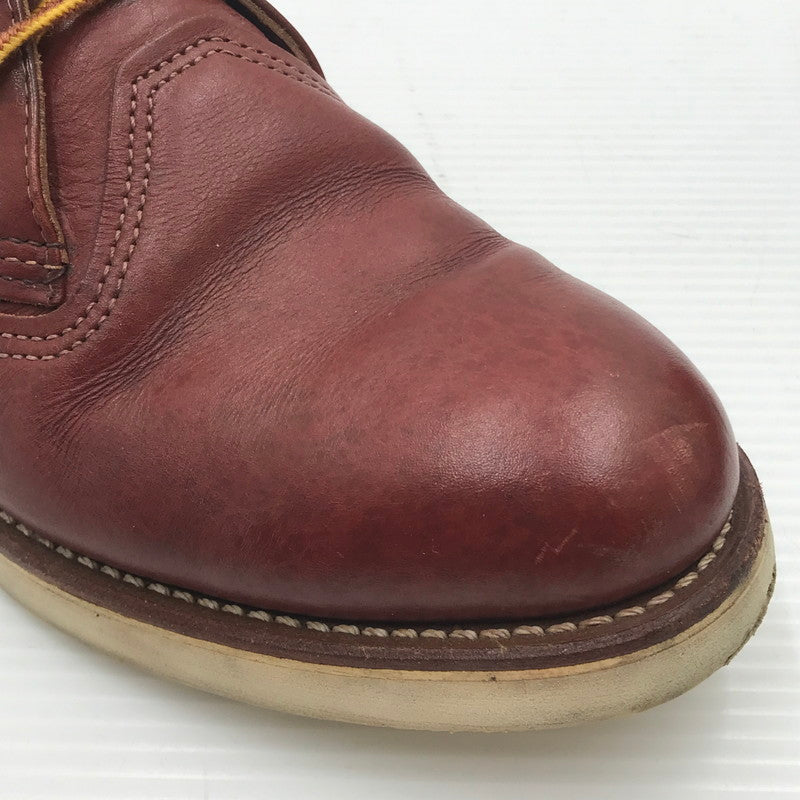 【中古品】【メンズ】 RED WING レッドウィング WORK CHUKKA 3139 #3139 ワーク チャッカ 靴 164-260405-rt-07-tag サイズ：26.5cm US8 1/2 カラー：ブラウン 万代Net店
