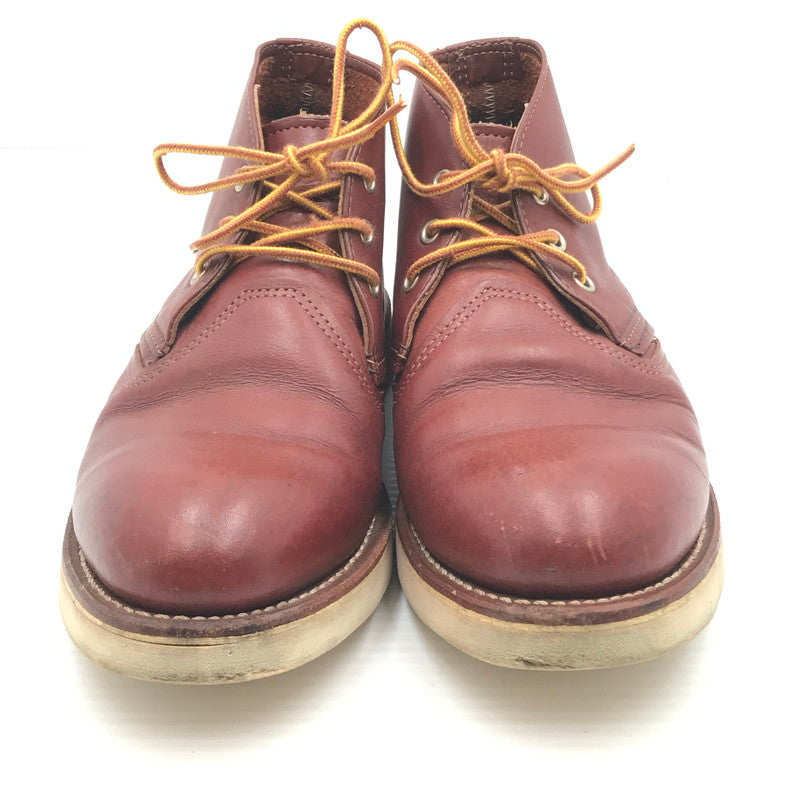 【中古品】【メンズ】 RED WING レッドウィング WORK CHUKKA 3139 #3139 ワーク チャッカ 靴 164-260405-rt-07-tag サイズ：26.5cm US8 1/2 カラー：ブラウン 万代Net店